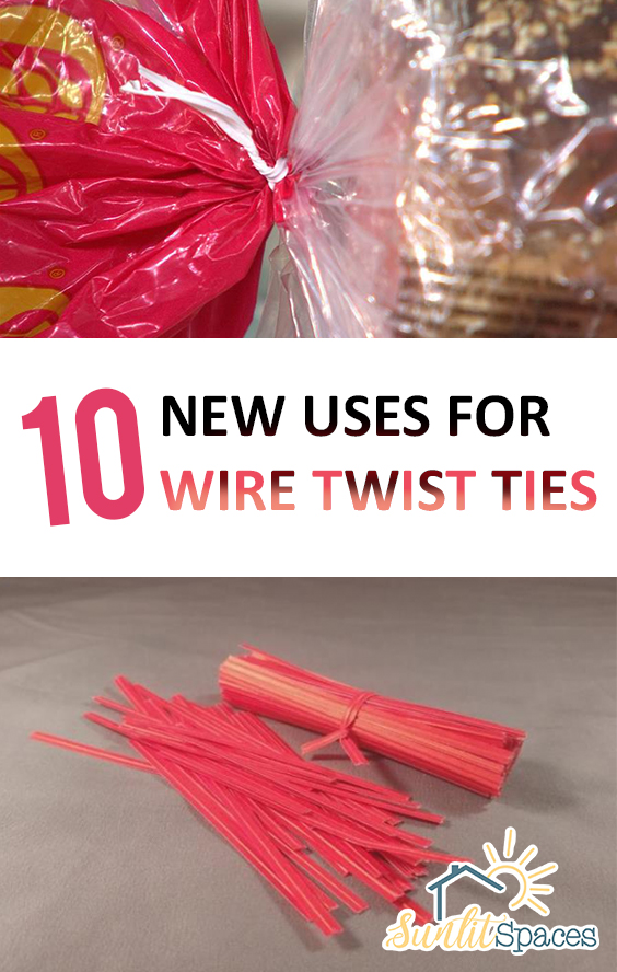 10 New Uses for Wire Twist Ties - Sunlit Spaces