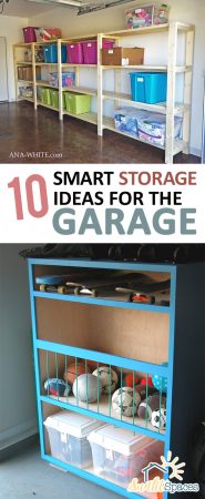10 Smart Storage Ideas for the Garage | Garage Storage, Garage Storage Ideas, Garage Storage Organization, Storage Ideas, DIY Storage Ideas, Storage Ideas for the Home, Home Storage