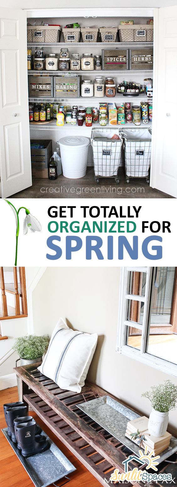 Get Totally Organized for Spring – Sunlit Spaces | DIY Home Decor ...