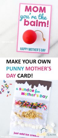 Make Your Own Punny Mother’s Day Card! Mothers Day Card Handmade, Mothers Day Card Ideas, Mothers Day Ideas, Mothers Day Gift, Mothers Day Gift Ideas, Mothers Day Gifts from Kids