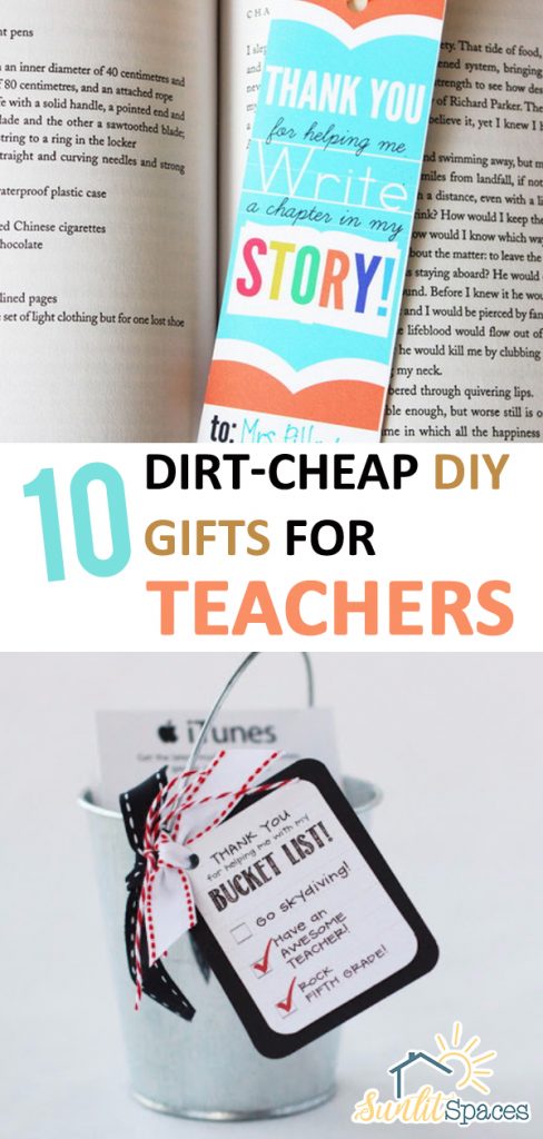 10 Dirt-Cheap DIY Gifts for Teachers| DIY Gifts, DIY Gifts for Teachers, DIY Gift Baskets, DIY Gift Ideas, DIY, DIY Project 