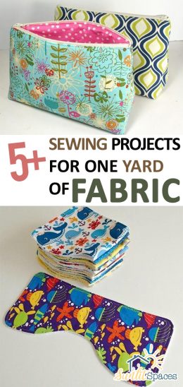 5+ Sewing Projects for One Yard of Fabric - Sunlit Spaces