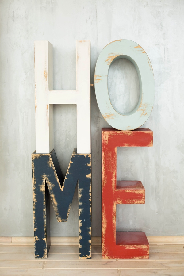 DIY Wood Letters: The ABCs Of Home Decor - Sunlit Spaces