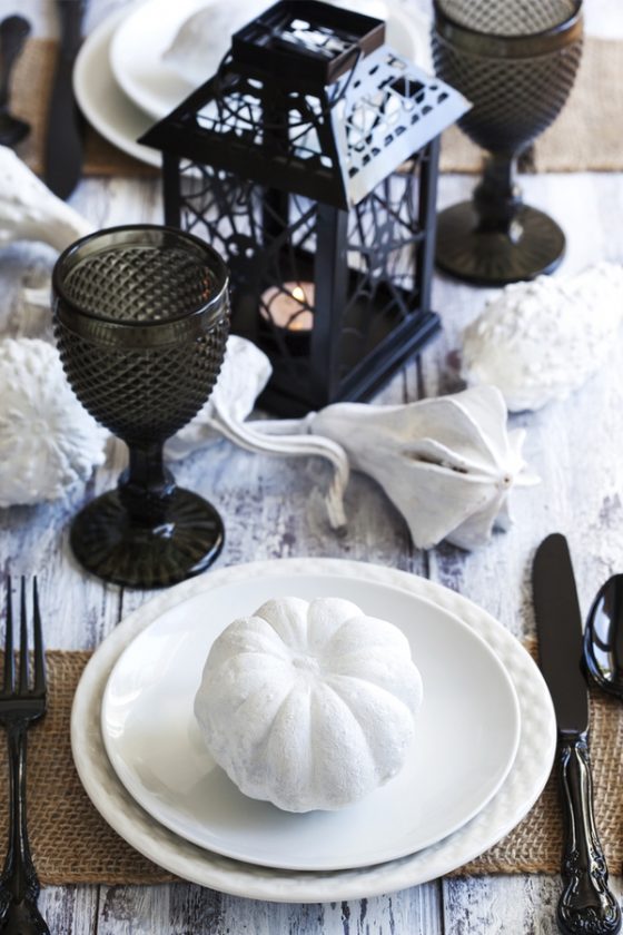 Black And White Pumpkin Decor Ideas For Halloween Sunlit Spaces