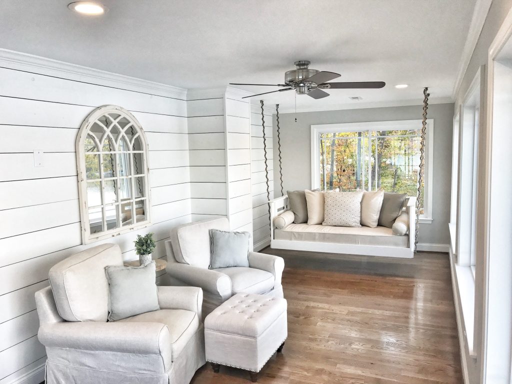 Shiplap isn't just a plain Jane way to cover a wall. Shiplap is more versatile than you may think. Learn how to use shiplap in your sunroom! 