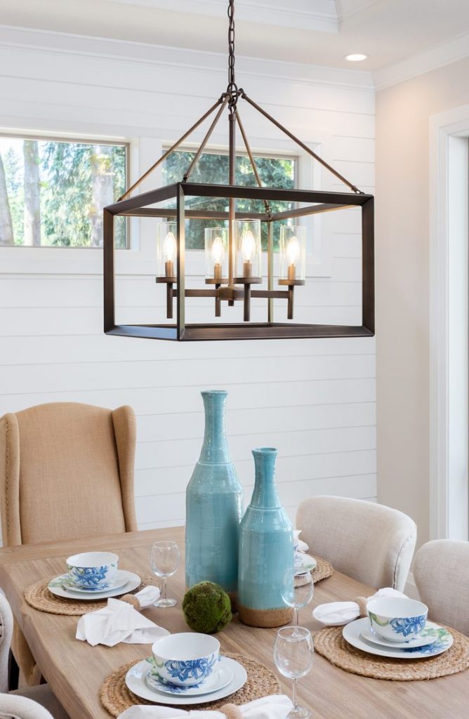 Shiplap isn't just a plain Jane way to cover a wall. Shiplap is more versatile than you may think. Learn how to use shiplap in your dining room! 