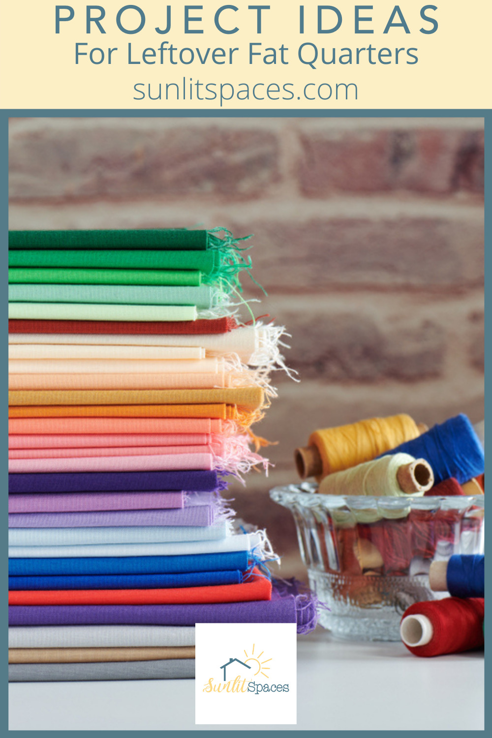 Sunlitspaces.com knows a thing or two about DIY and craft projects. Find simple tricks to step up your craft game now. If you're into quilting, these ideas are perfect for your spare fat quarters.