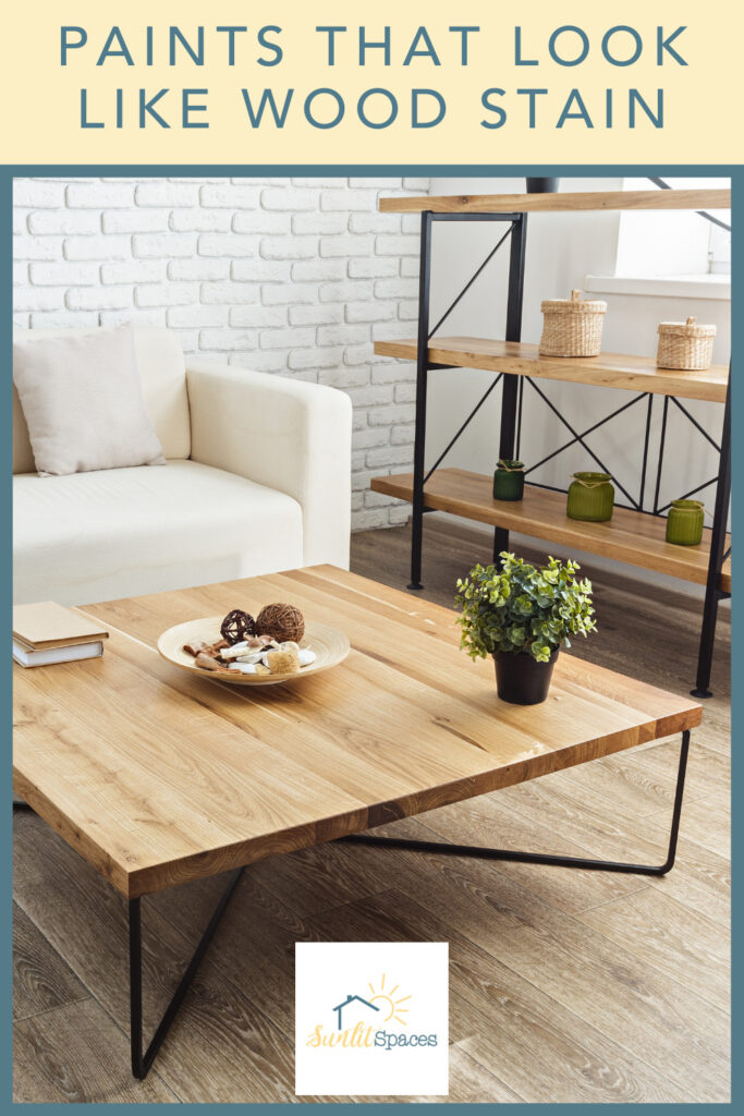Paint that Looks like Stain How to Get That Stained Look Sunlit Spaces