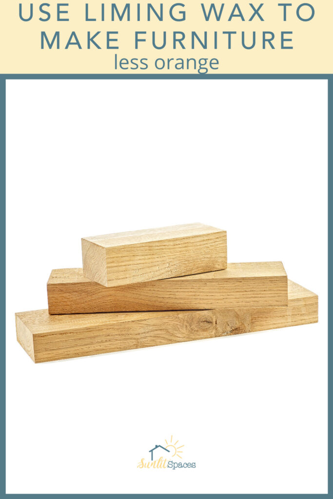 Liming Wax on Pine How to Make Pine Furniture Less Orange with Liming Wax Sunlit Spaces